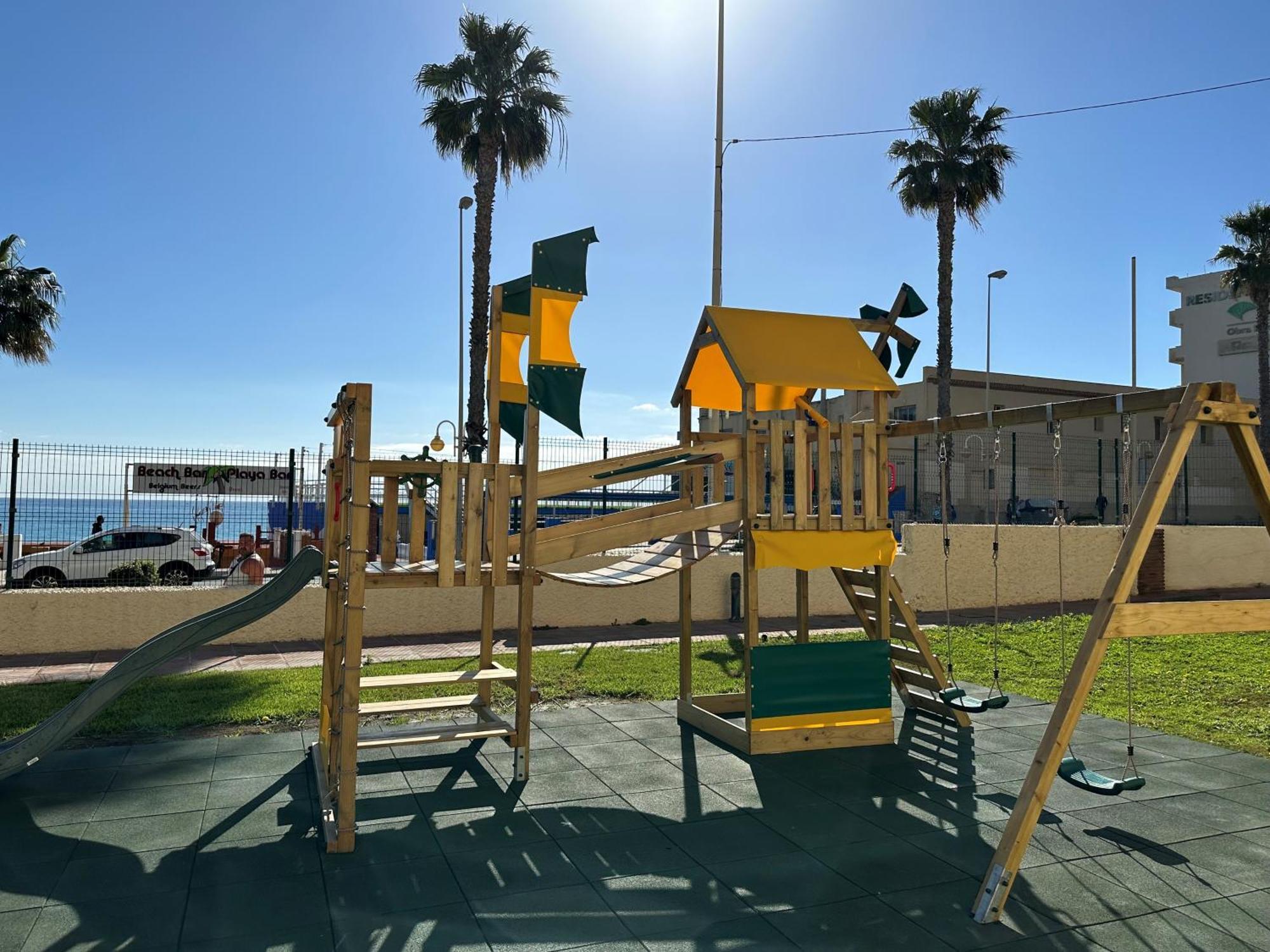 1 Paradise Of Benalmadena Costa Residencial Aloha Playa Vistas Al Mar, Front Beach Mini Duplex Buitenkant foto