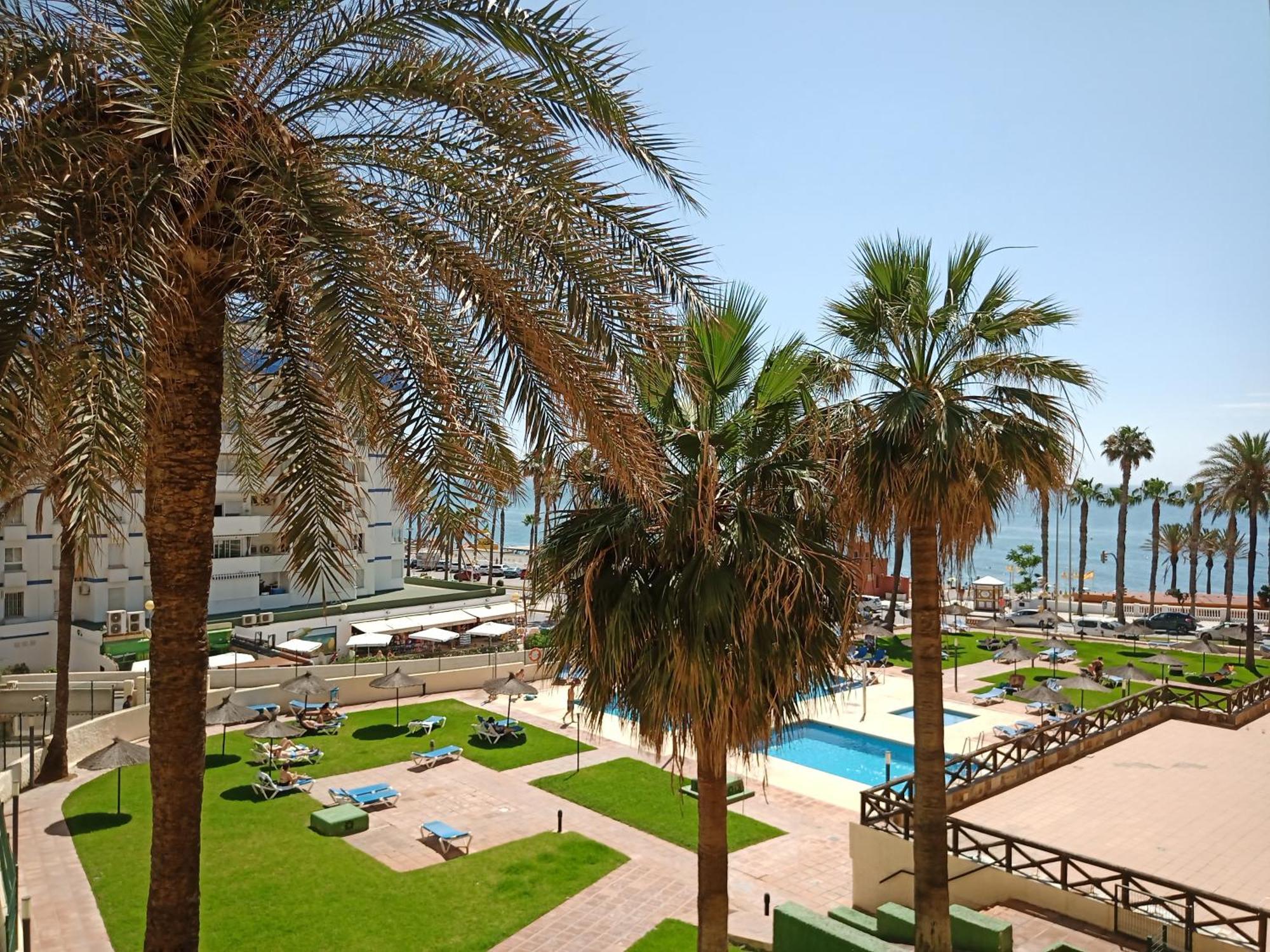 1 Paradise Of Benalmadena Costa Residencial Aloha Playa Vistas Al Mar, Front Beach Mini Duplex Buitenkant foto